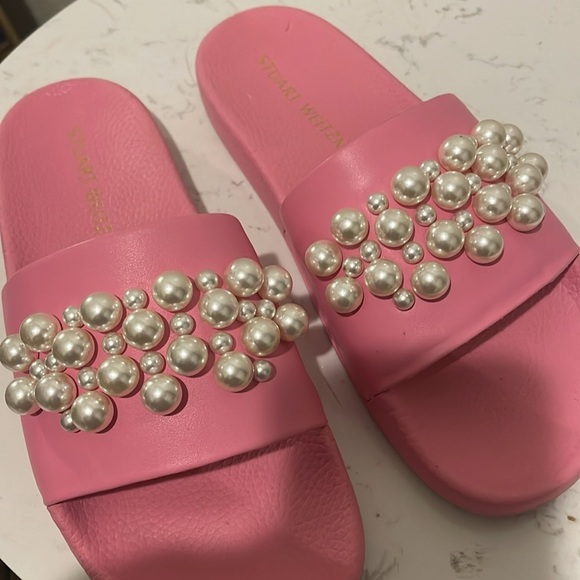 Stuart Weitzman Goldie Slide Sandal - Picture 7 of 7